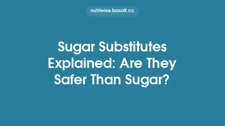 Sugar Substitutes Explained: Are They Safer Than Sugar? Thumbnail