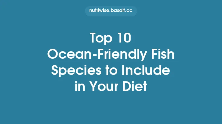 Top 10 Ocean‑Friendly Fish Species to Include in Your Diet Thumbnail