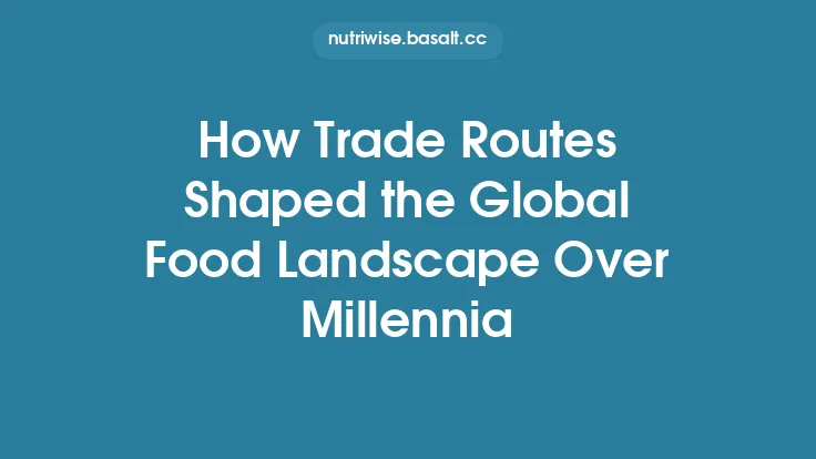 How Trade Routes Shaped the Global Food Landscape Over Millennia Thumbnail