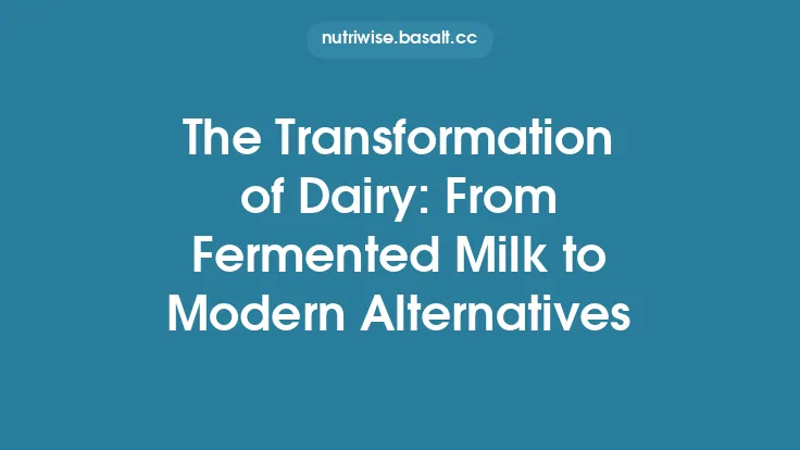 The Transformation of Dairy: From Fermented Milk to Modern Alternatives Thumbnail