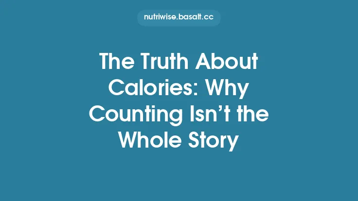 The Truth About Calories: Why Counting Isn’t the Whole Story Thumbnail
