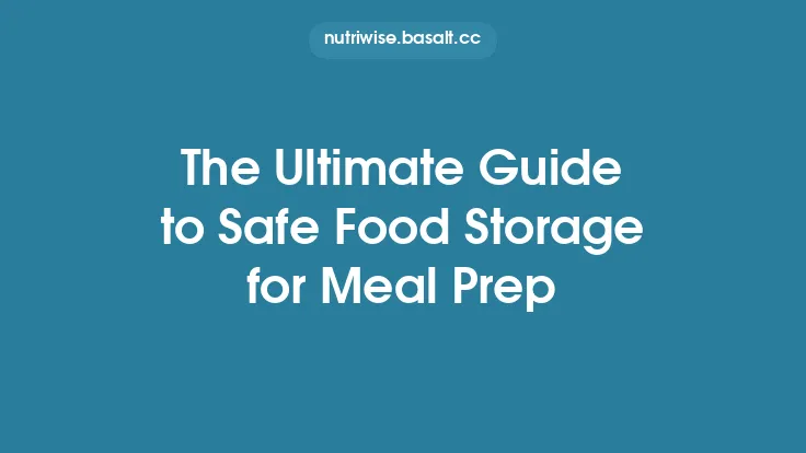 The Ultimate Guide to Safe Food Storage for Meal Prep Thumbnail