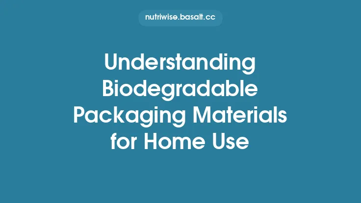 Understanding Biodegradable Packaging Materials for Home Use Thumbnail