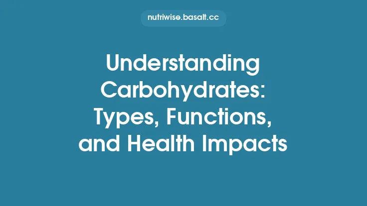 Understanding Carbohydrates: Types, Functions, and Health Impacts Thumbnail