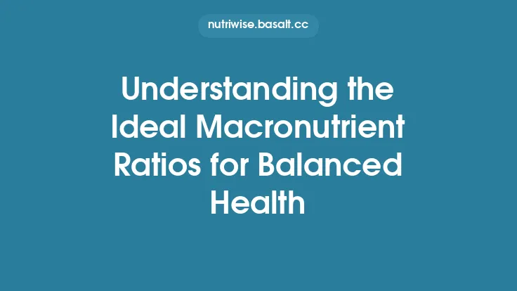 Understanding the Ideal Macronutrient Ratios for Balanced Health Thumbnail