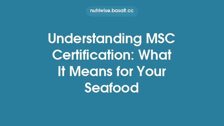Understanding MSC Certification: What It Means for Your Seafood Thumbnail