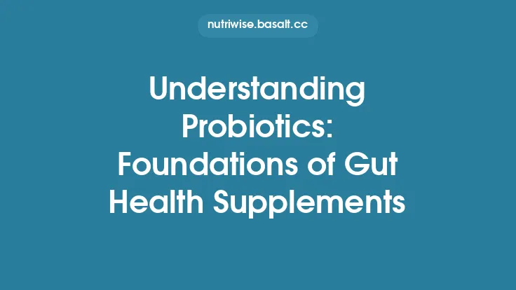 Understanding Probiotics: Foundations of Gut Health Supplements Thumbnail