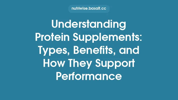 Understanding Protein Supplements: Types, Benefits, and How They Support Performance Thumbnail