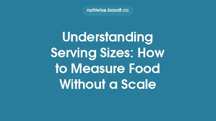 Understanding Serving Sizes: How to Measure Food Without a Scale Thumbnail